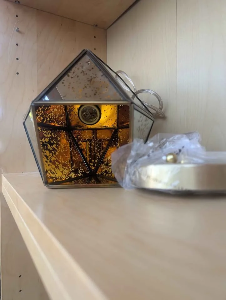 Gorgeous Copper Lantern Small Ceiling Pendant 8.5in 🧡 image indicator(2)