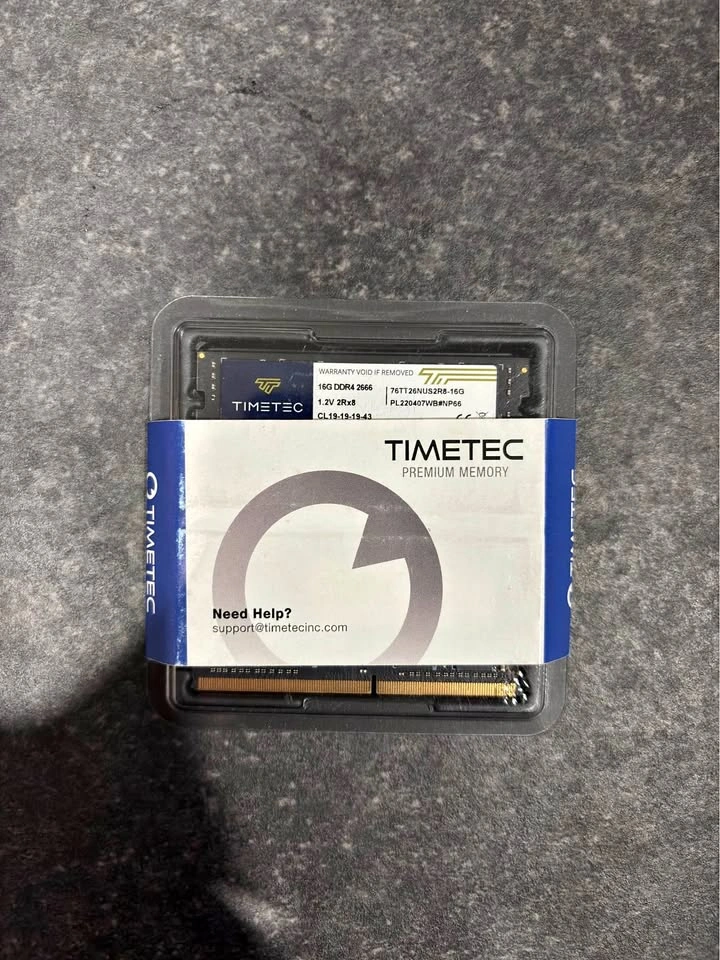 Timetec 32GB Kit (2x16GB) DDR4 2666MHz RAM