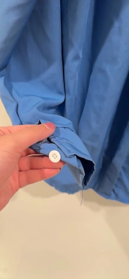 Blue Long Sleeve Blouse - photo 3
