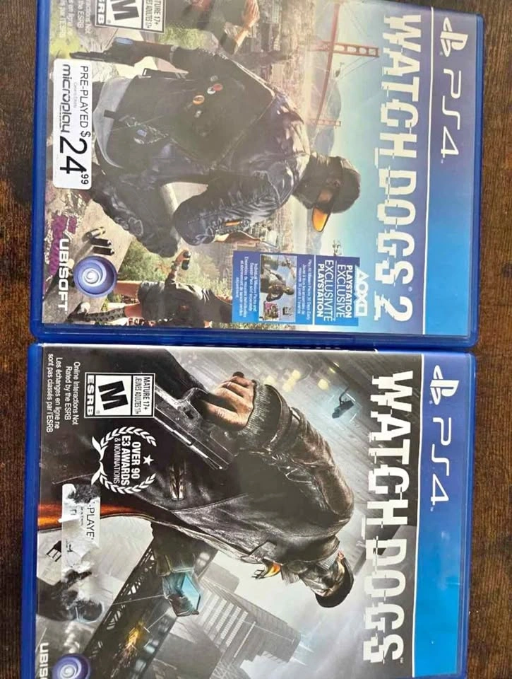 Ubisoft Watch Dogs & Watch Dogs 2 - PS4