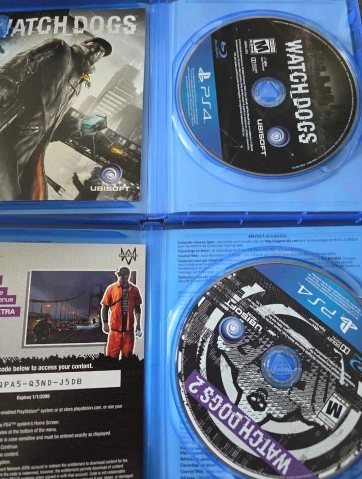 Ubisoft Watch Dogs & Watch Dogs 2 - PS4 - photo 2