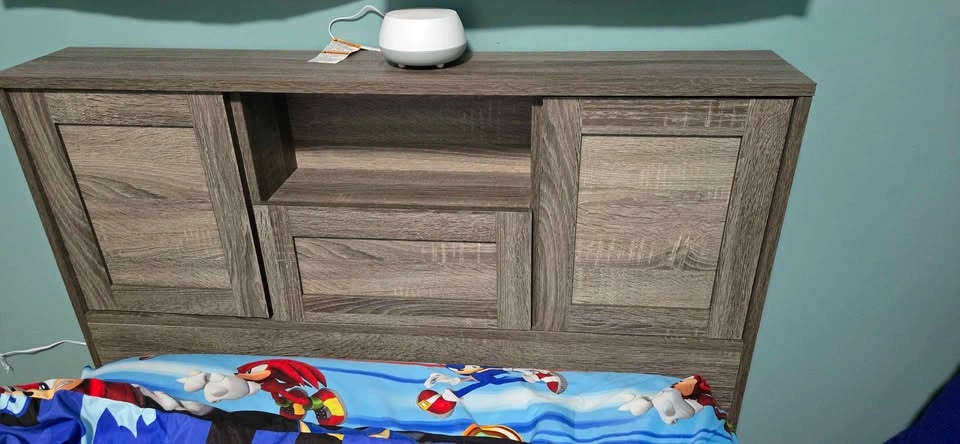Twin Captain's Bed with Bookcase Headboard - photo 2