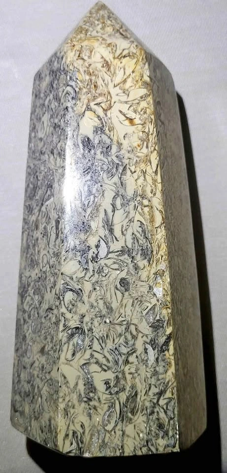 Beautiful Fossil Stone Tower – 6 Inches Tall