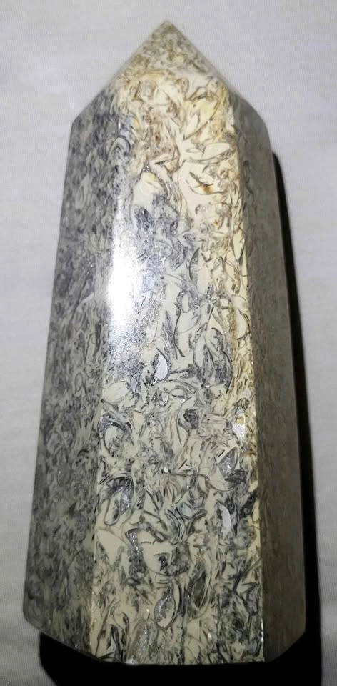 Beautiful Fossil Stone Tower – 6 Inches Tall - photo 3
