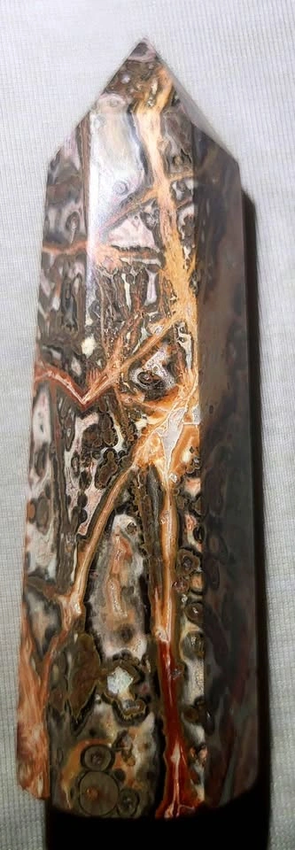 Leopard Skin Jasper Crystal Tower - photo 2