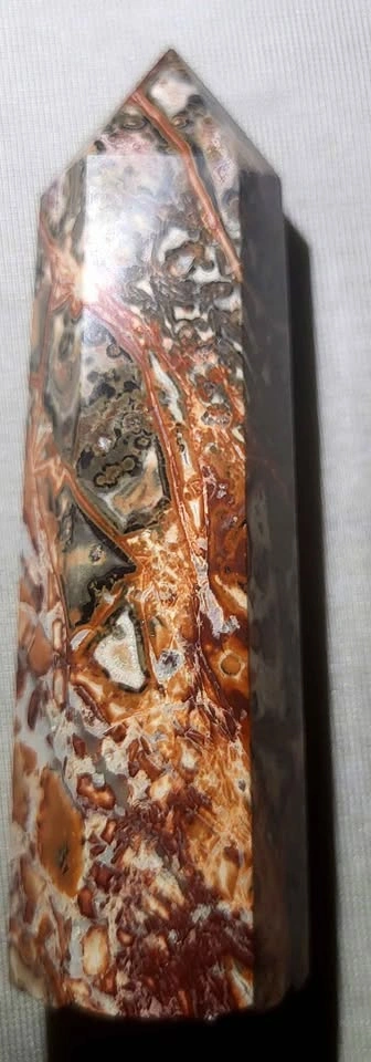 Leopard Skin Jasper Crystal Tower - photo 3