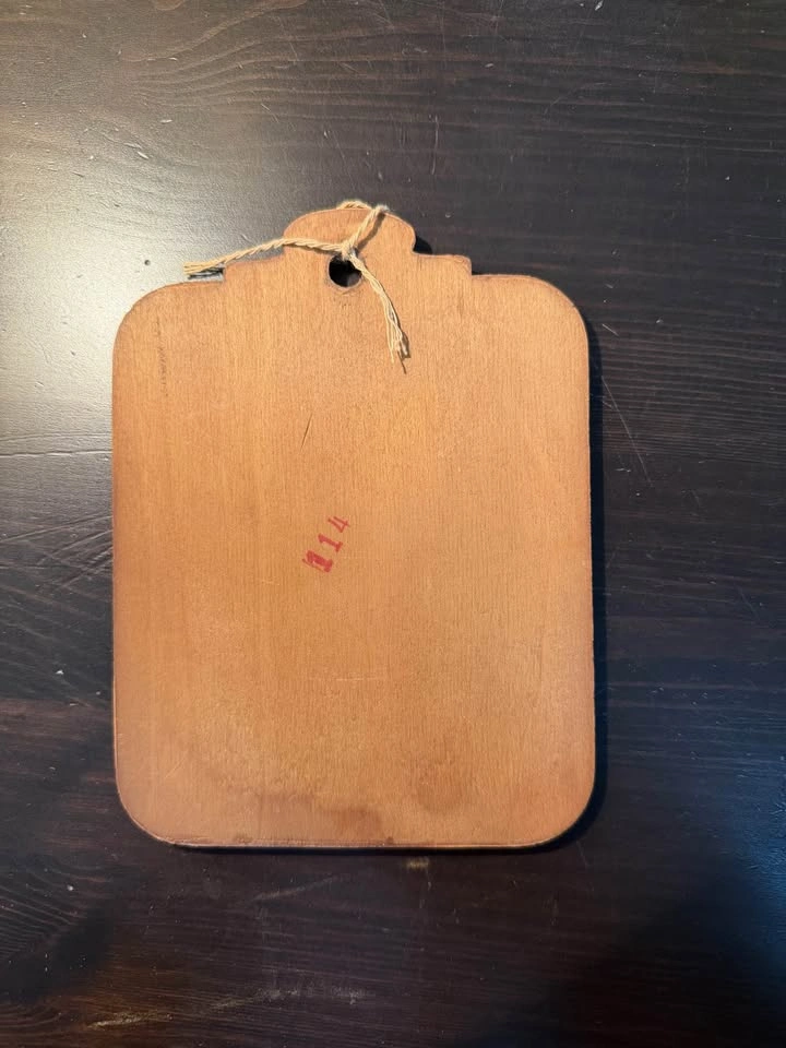 vintage cottage core decor plaque | 7”x5” - photo 3
