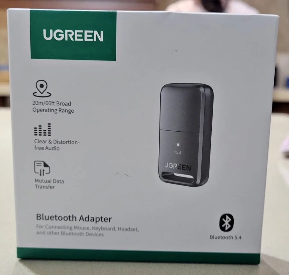 UGREEN Bluetooth 5.4 USB Adapter – Brand New, Box Not Opened thumbnail