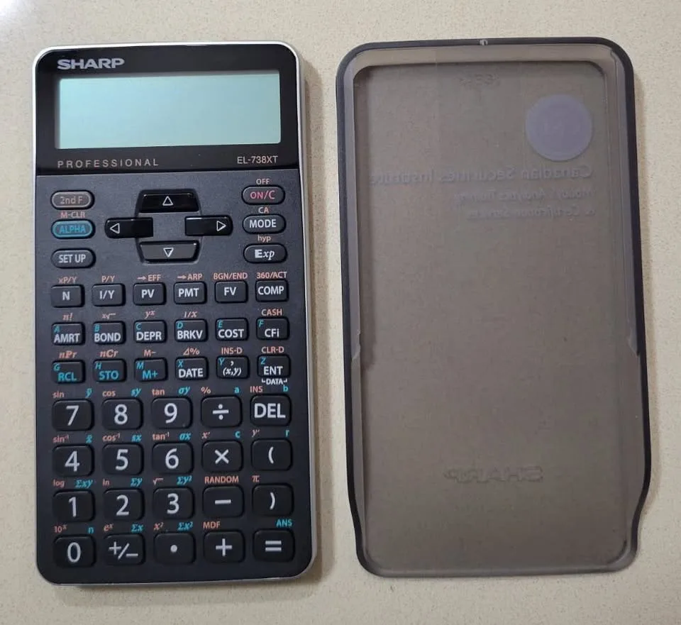 Sharp EL-738XT- Financial Calculator – Brand New image indicator(2)