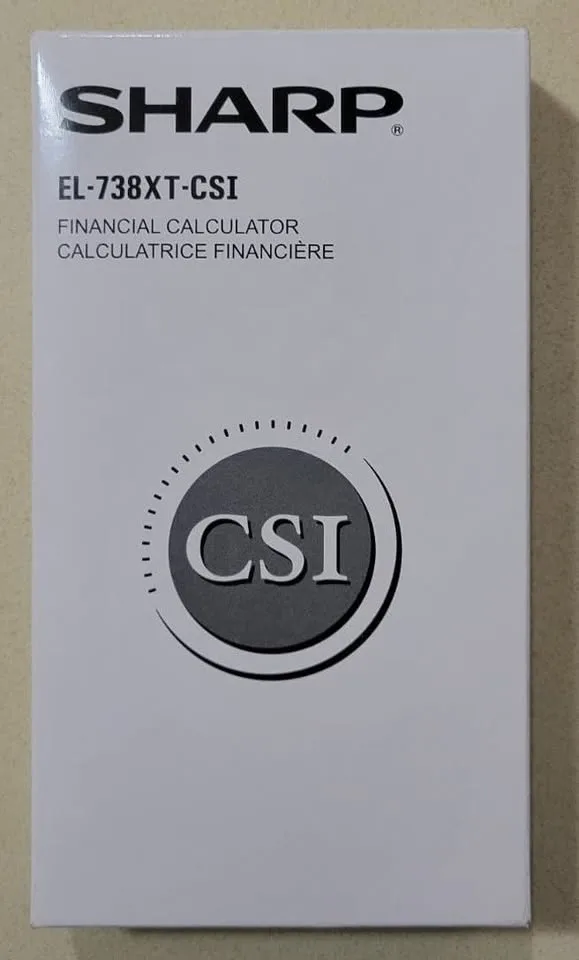 Sharp EL-738XT- Financial Calculator – Brand New image indicator(4)