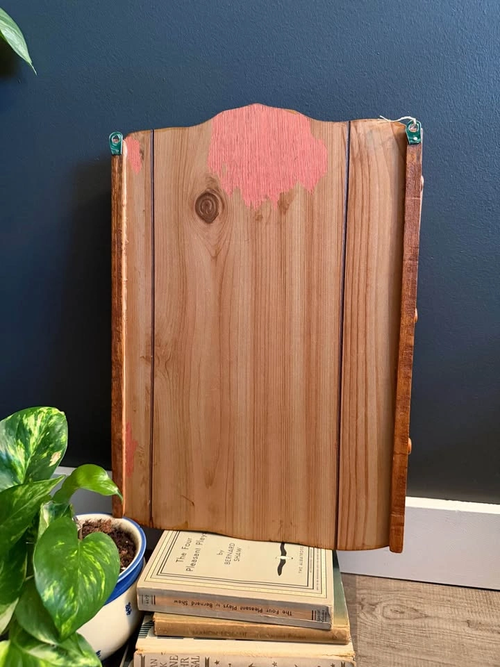 vintage wooden spoon display rack - photo 3