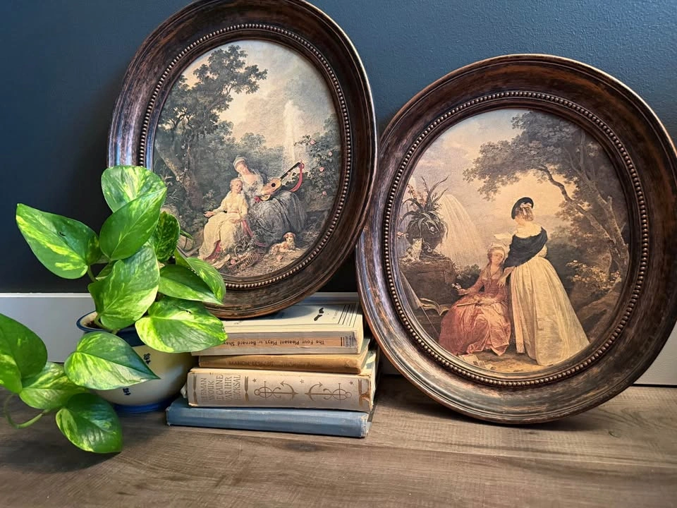 vintage romantic art prints | 14.5”x 13”
