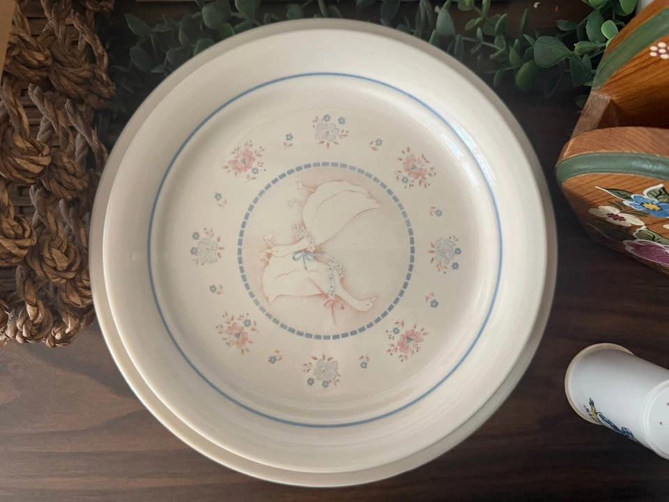 1970’s vintage goose plate set - photo 2