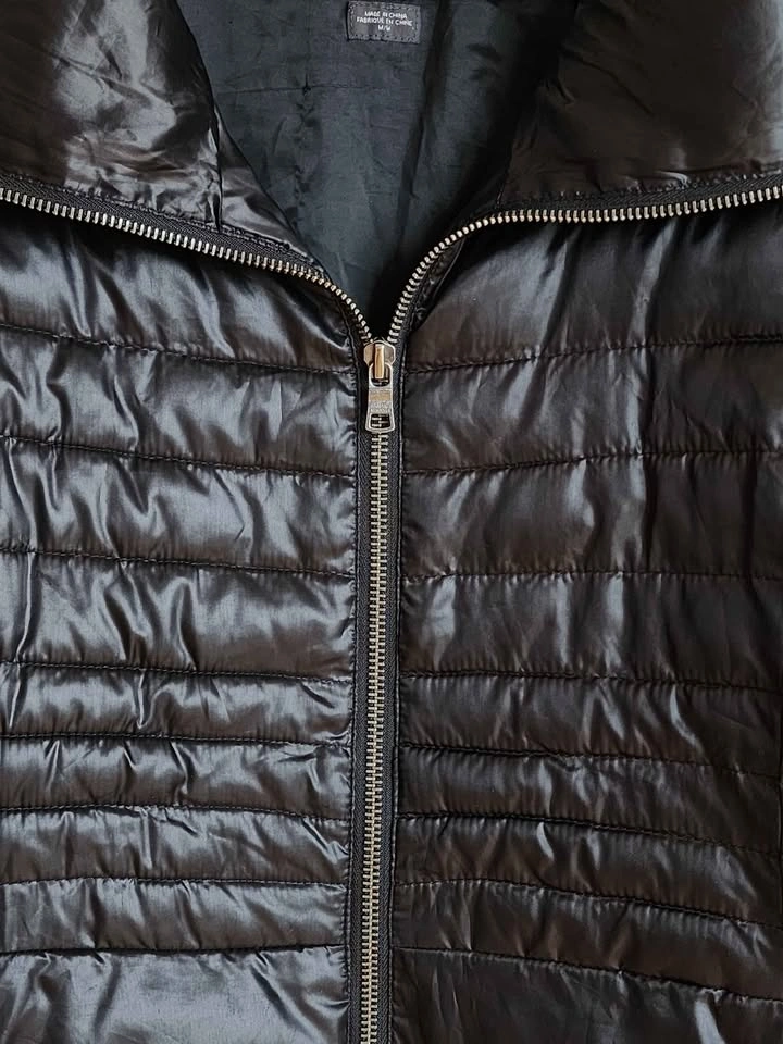 Armani Exchange A|X Black Quilted Puffer Jacket Size M - photo 5