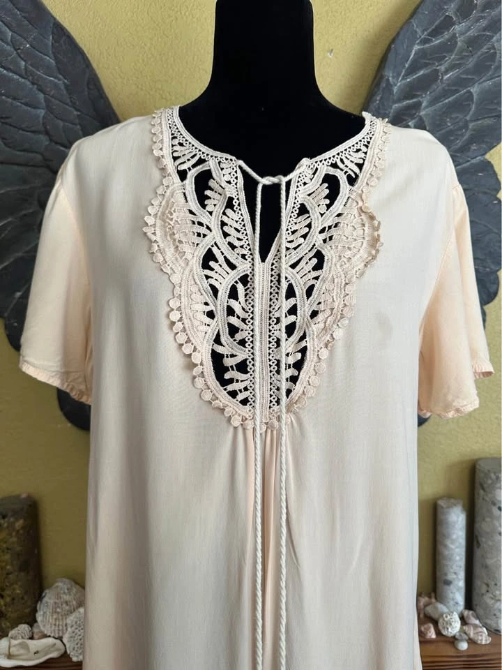 Ekouaer Cream Tunic Top - photo 3