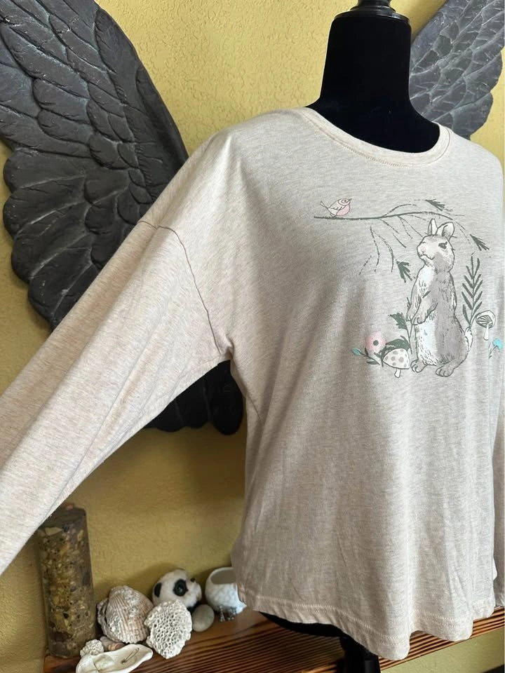 La Vie En Rose Beige Long Sleeve Shirt - photo 3