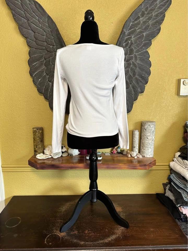 TNA White Square Neck Longsleeve Top - photo 5