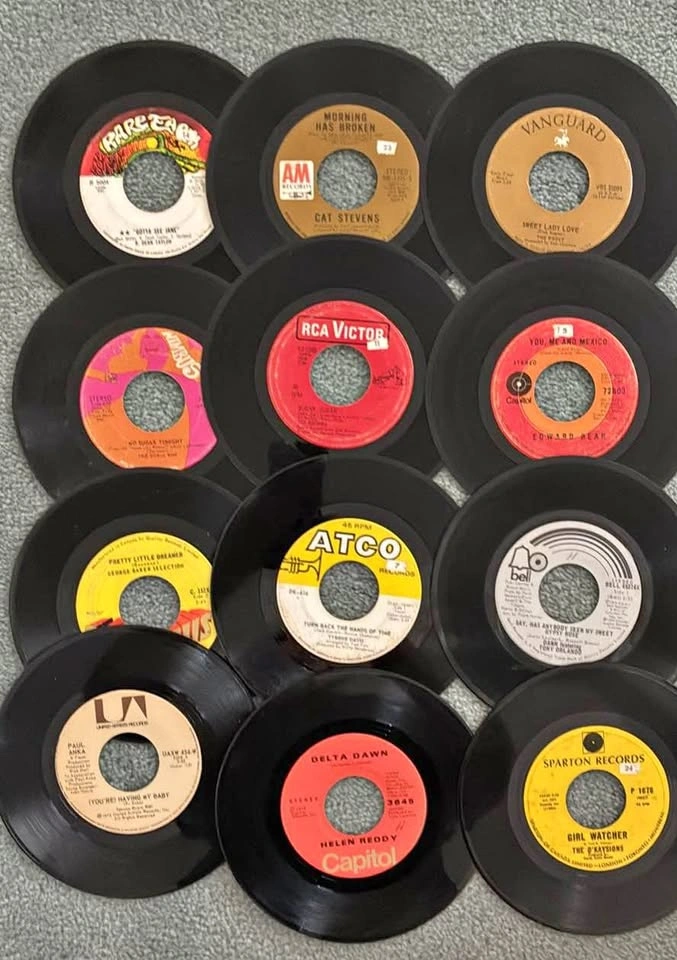 Records 7 inch 45’s