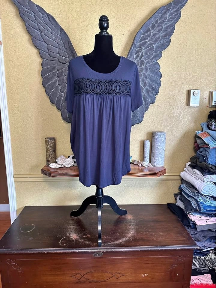 George Navy Blue Top