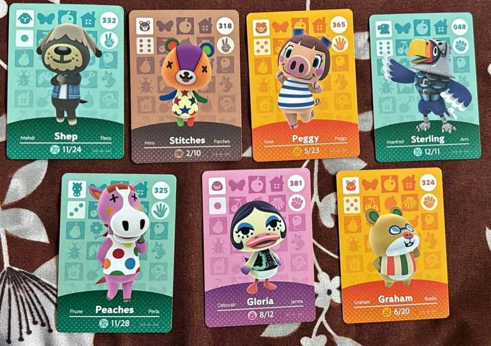 Nintendo Amiibo Animal Crossing Cards
