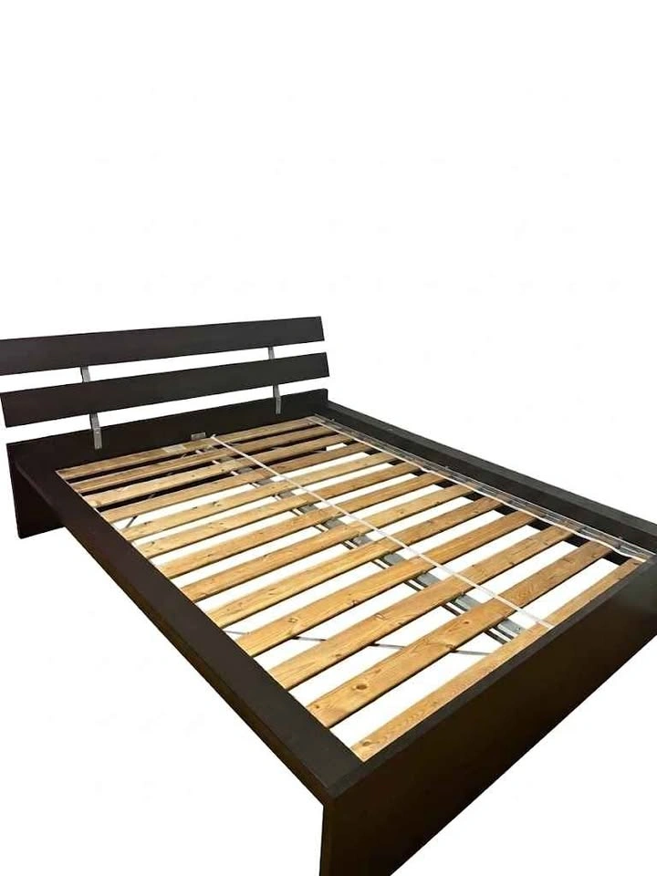 Queen wood bed frame