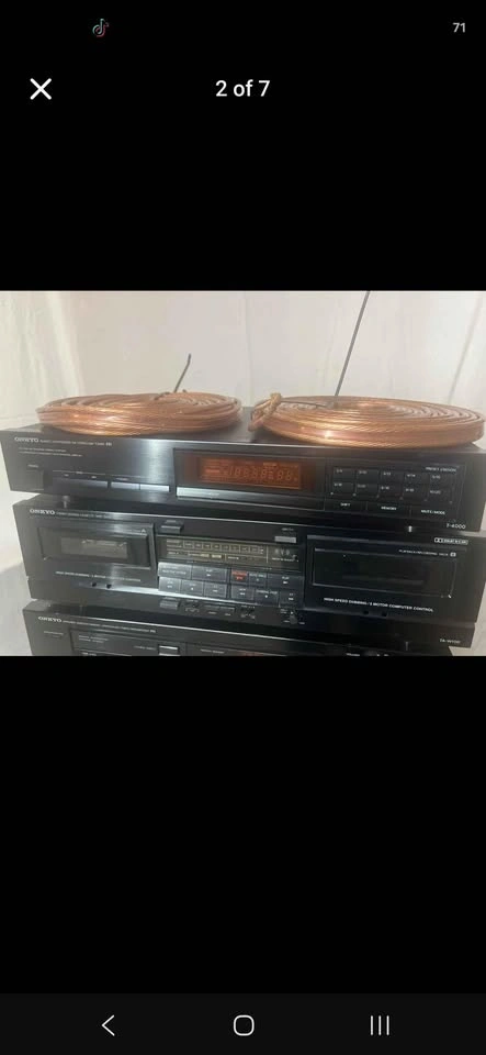 Onkyo stereo system. Mint - photo 2