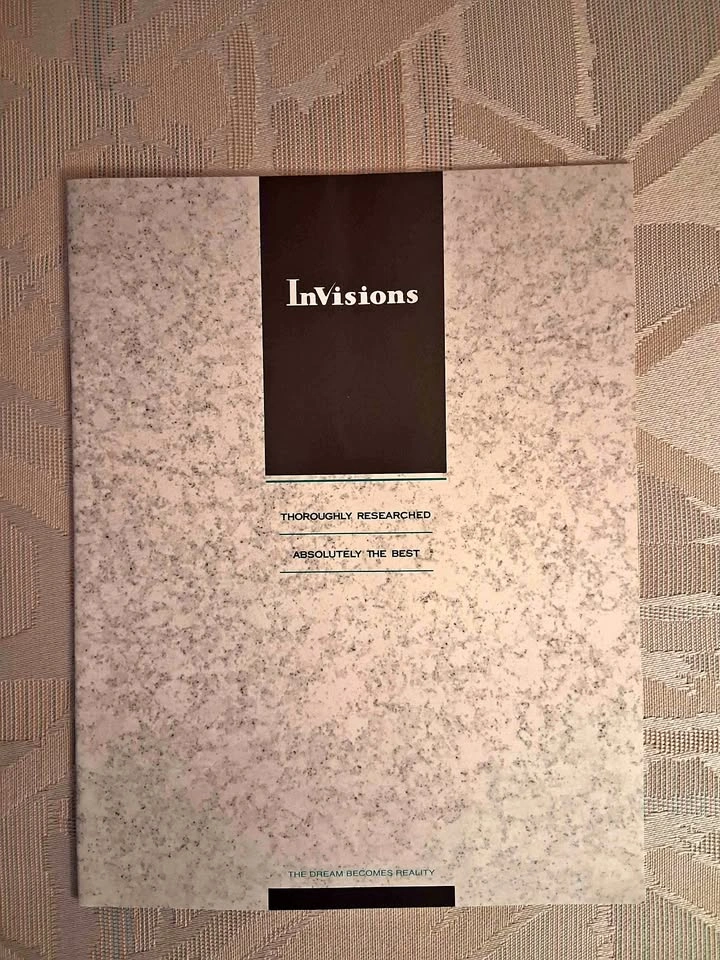 Vintage 1991 InVisions Company Promotional Brochure Catalog