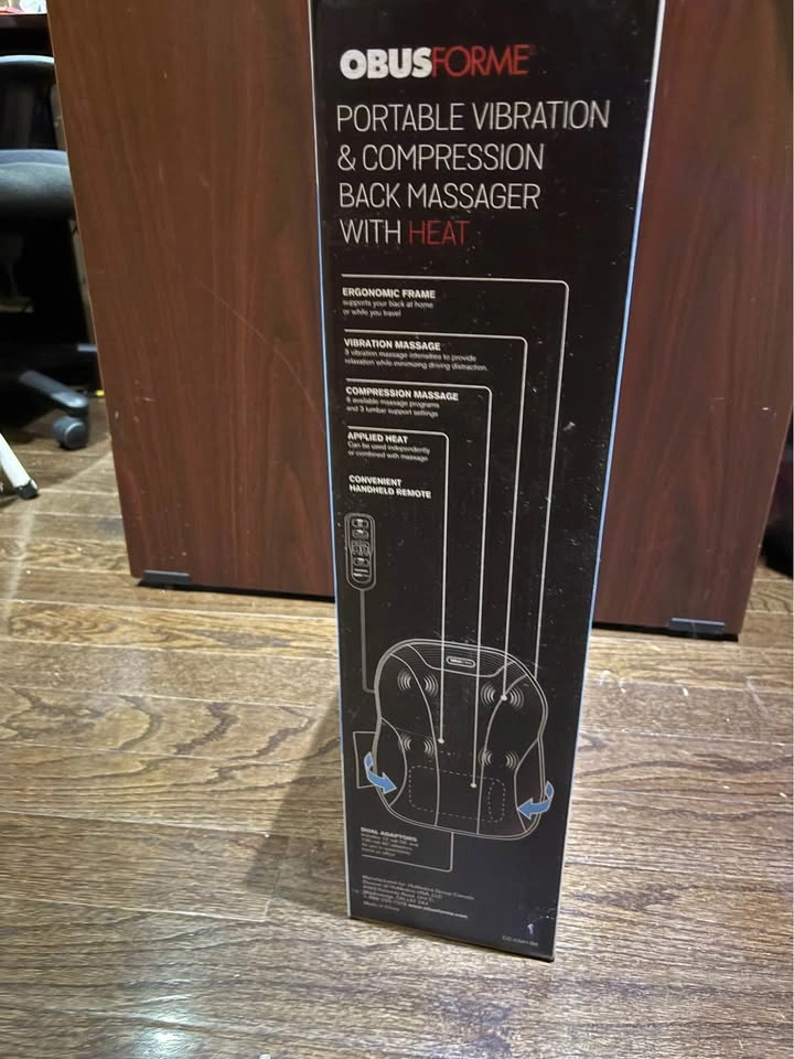 ObusForme Portable Vibration & Compression Back Massager - photo 3