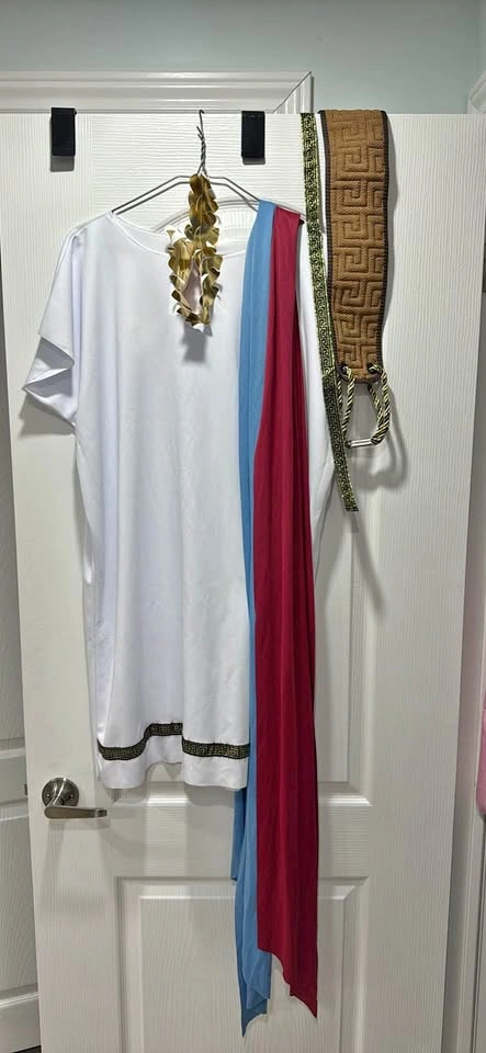 Roman Toga Costume Set Size Adult S-M