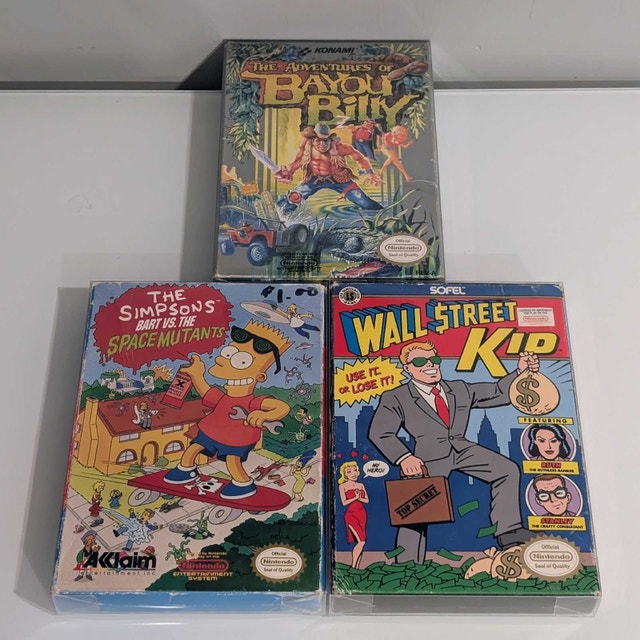 Nintendo NES Boxed Games