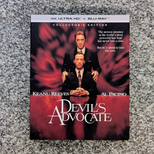 The Devil's Advocate 4K UHD Bluray