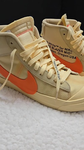 Off-White x Nike Blazer Mid All Hallows Eve Size 8 US - photo 2