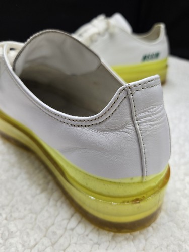 MSGM x RBRSL Womens Sneakers EU 37 White Neon Yellow - photo 4