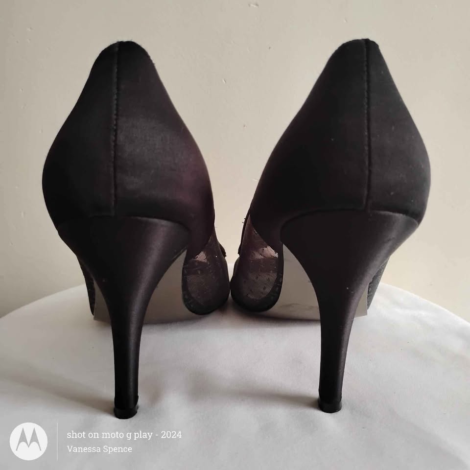 Bravo Brown's Ladies Black Open Toe Heels - photo 3