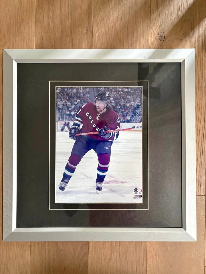 Photo File Framed Colorado Avalanche Hockey Photo