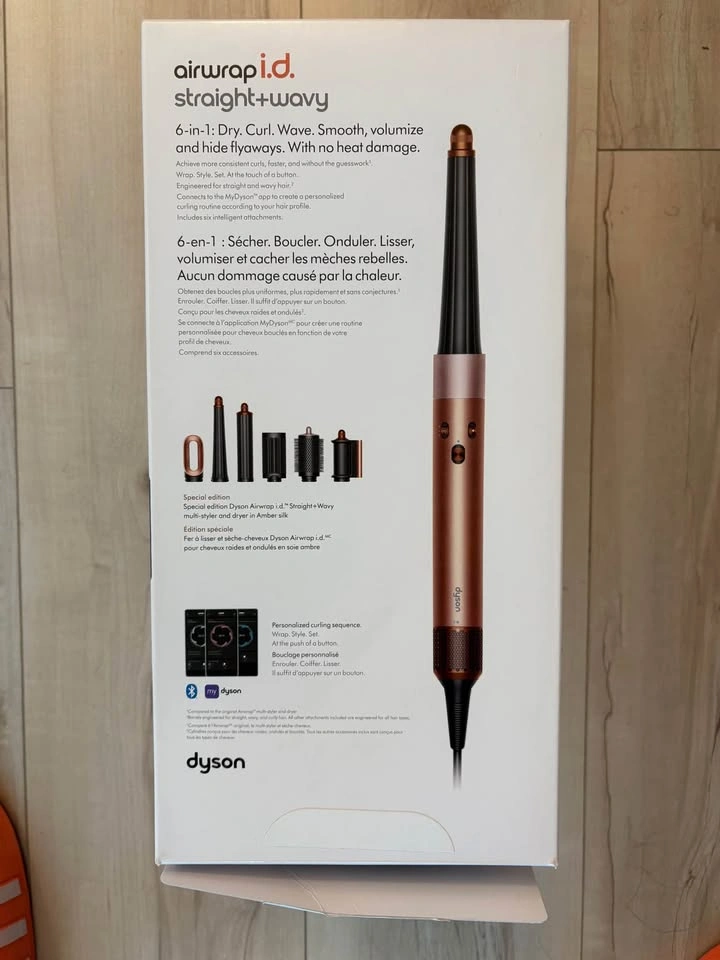 Dyson Airwrap i.d. Straight+Wavy – Amber Silk – Excellent Condit - photo 4