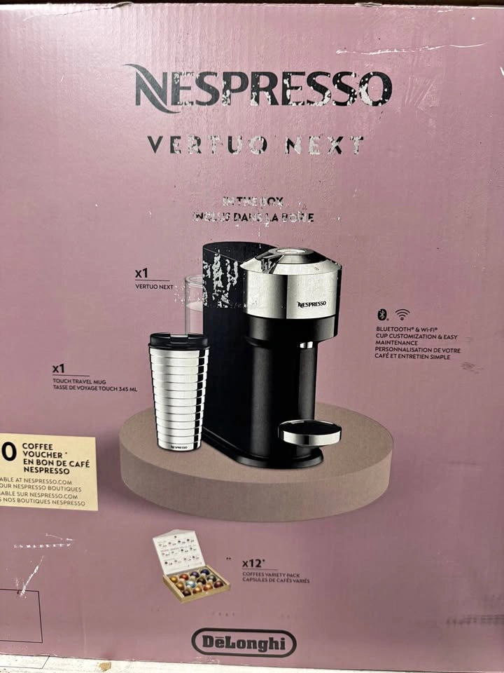 Nespresso Vertuo Next Deluxe Coffee & Espresso Machine Bundle