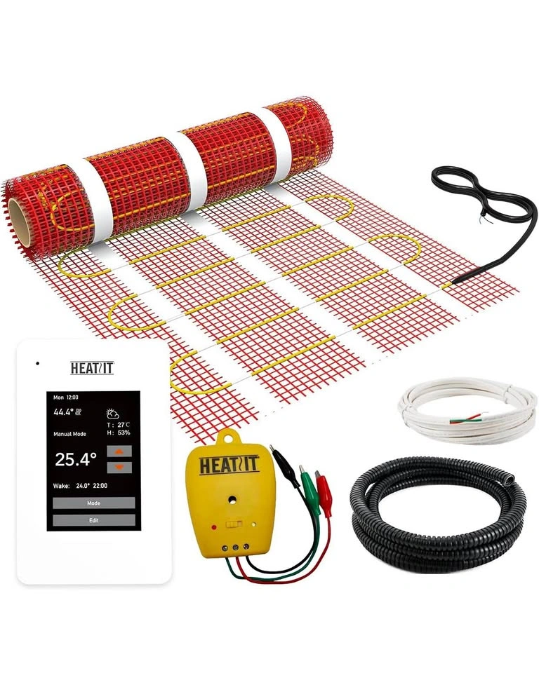 HEATIT 10 sqft Electric Radiant Floor Heating System & Thermosta