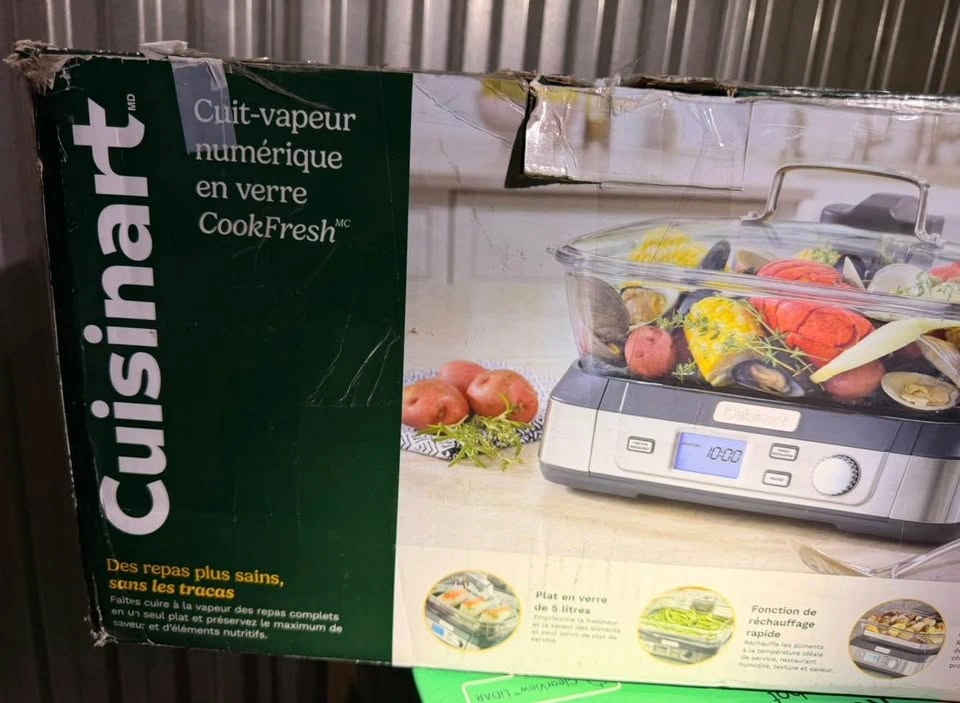 Cuisinart Cook Fresh Digital Glass Steamer (STM-1000C) Open box - photo 2