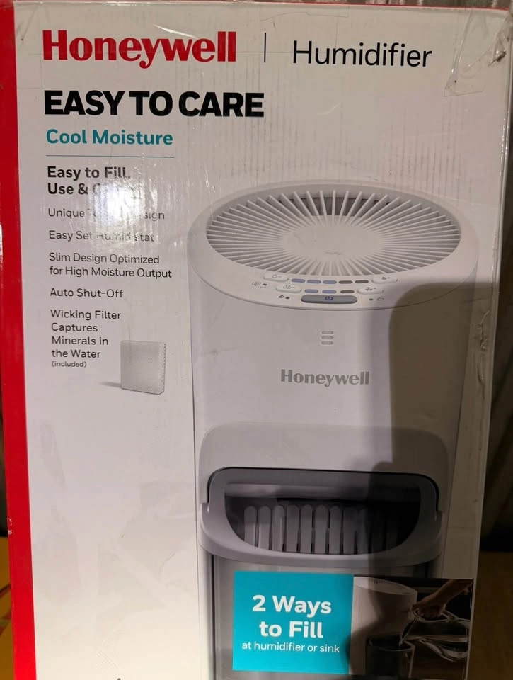 Honeywell Top-Fill Cool Moisture Tower Humidifier Open box - photo 2