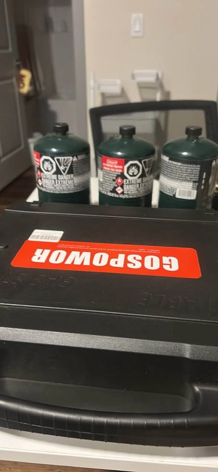 Portable Gas Stove + 2.5 propane tanks - photo 4