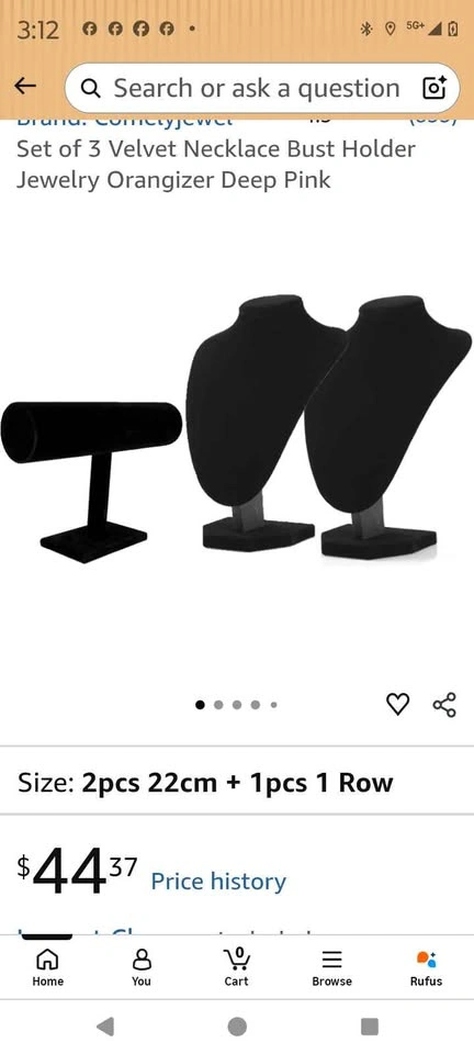 Jewelry display set