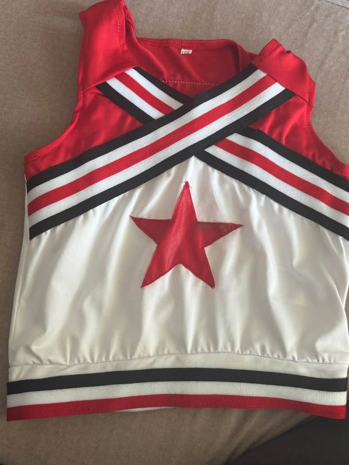 Girls Cheerleader Costume Set – Size 120 (Fits Ages 6–7) - photo 2