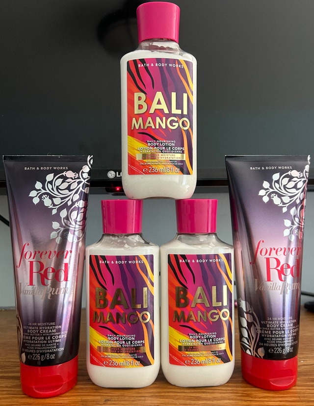 Bath and Body Works Retired Lotions and Creams