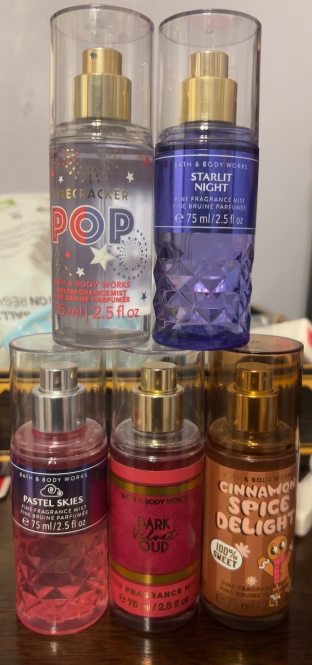 Bath and Body Works Travel Mists (75ml)