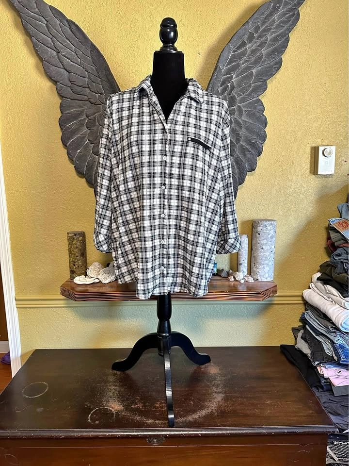Alia Plaid Button Up Shirt
