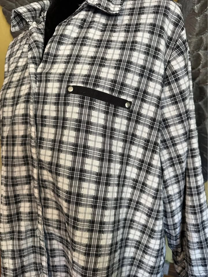 Alia Plaid Button Up Shirt - photo 2