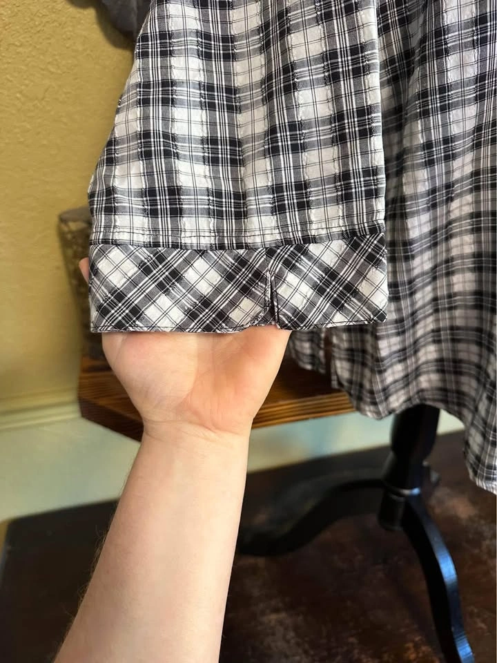 Alia Plaid Button Up Shirt - photo 4