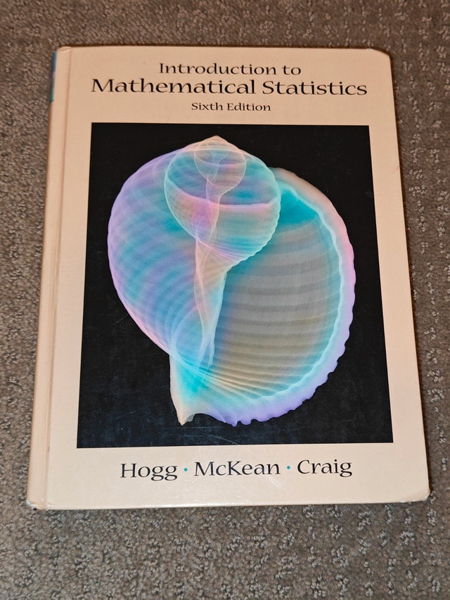 Introduction to Mathematical Statistics 6 Ed Hogg McKean Craig