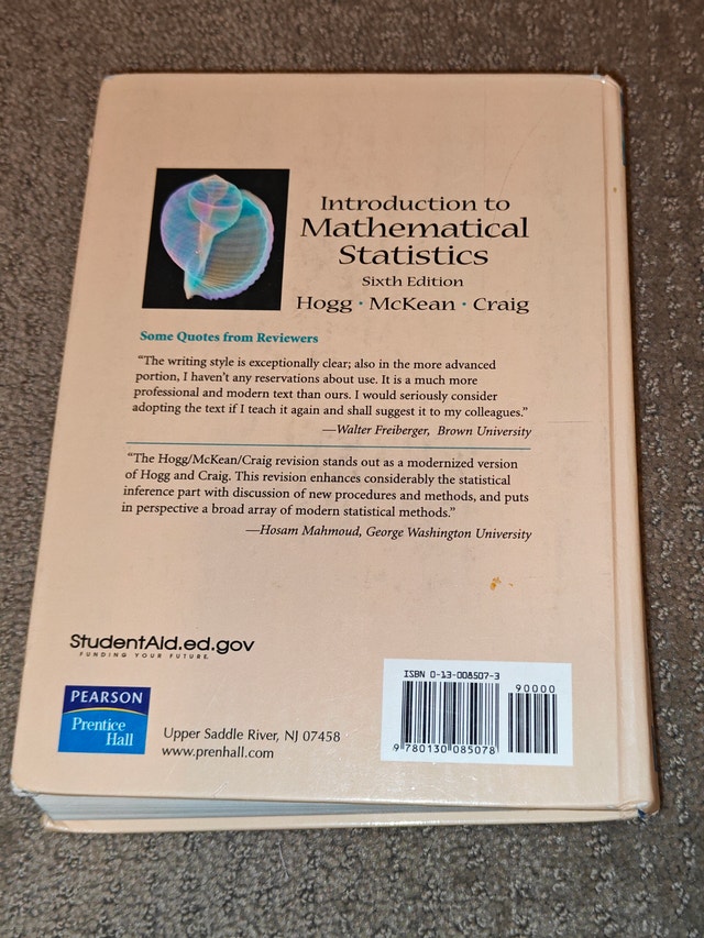 Introduction to Mathematical Statistics 6 Ed Hogg McKean Craig - photo 2